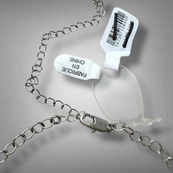 Free People Bohemian Chunky Agnes Choker Silver Neutral Beach Boho NWT Layering - Picture 8 of 13